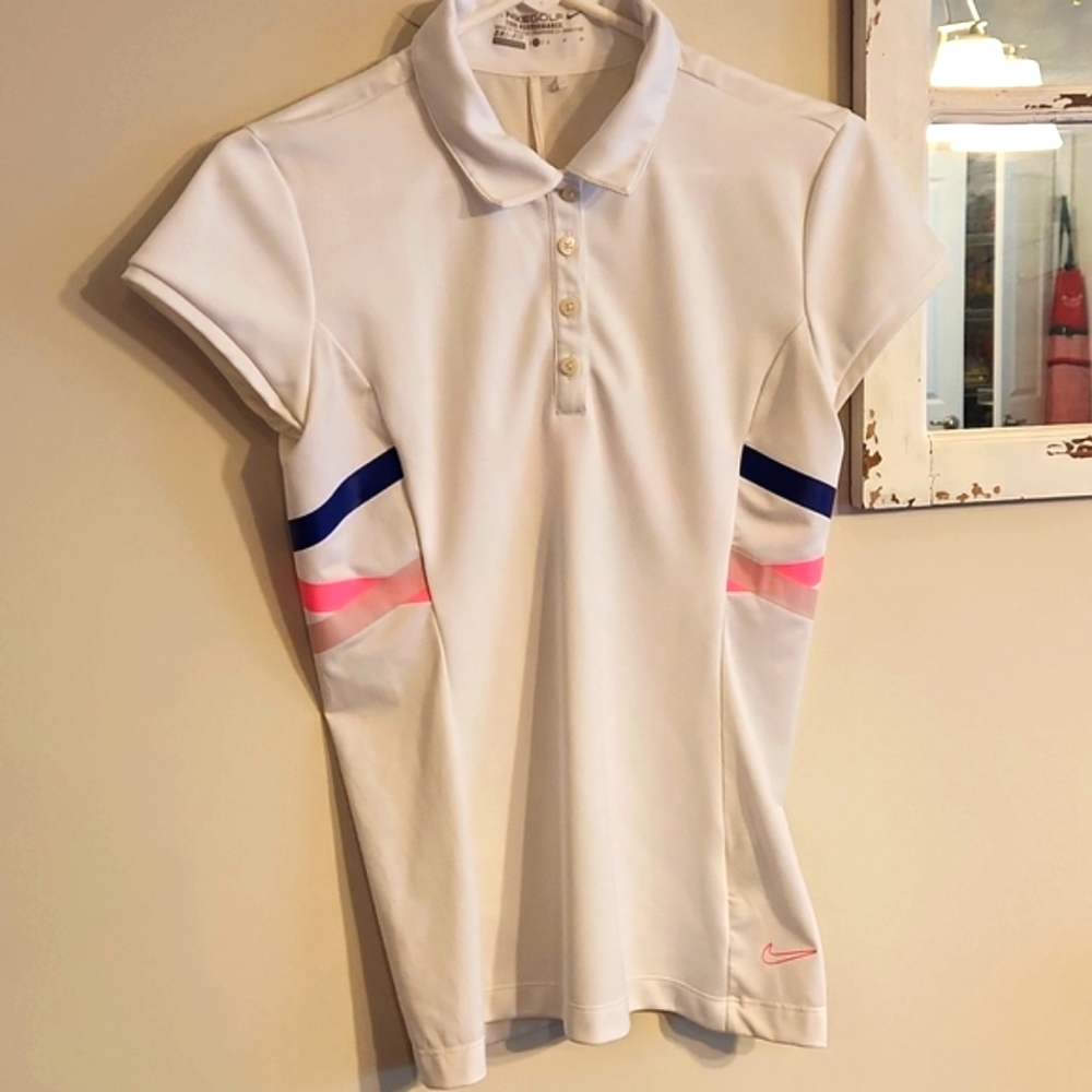 Ladies Nike Golf Tour Performance Dri Fit golf shirt - Picture 2 of 8